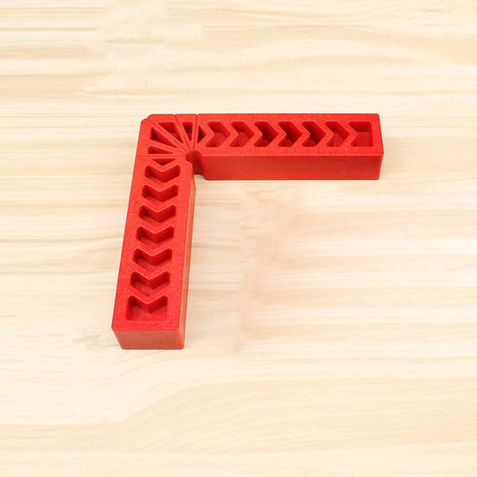 4 Inch Plastic 90 Degree Woodworking Auxiliary Positioner Square Ruler Fixing Tool, 4 Inch