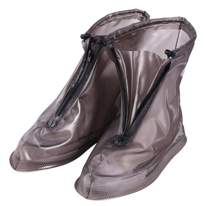 Fashion PVC Non-slip Waterproof Thick-soled Shoe Cover Size: S, Size: S