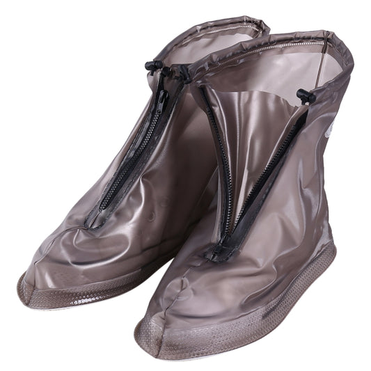 Fashion PVC Non-slip Waterproof Thick-soled Shoe Cover Size: XXXL, XXXL, Size: XXXL