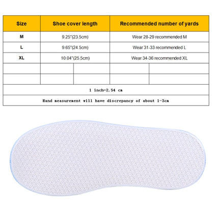 Fashion Children PVC Non-slip Waterproof Thick-soled Shoe Cover Size: XL, Size: XL