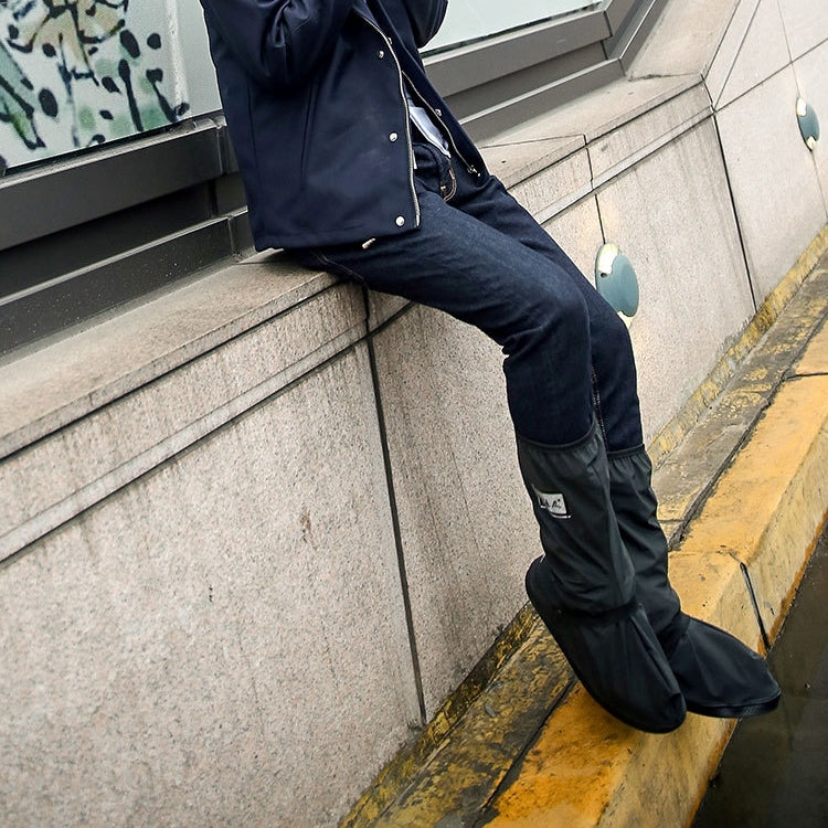 Outdoor High Tube Rainproof Snowproof Thickened Rain Shoes Size:XL, Size:XL