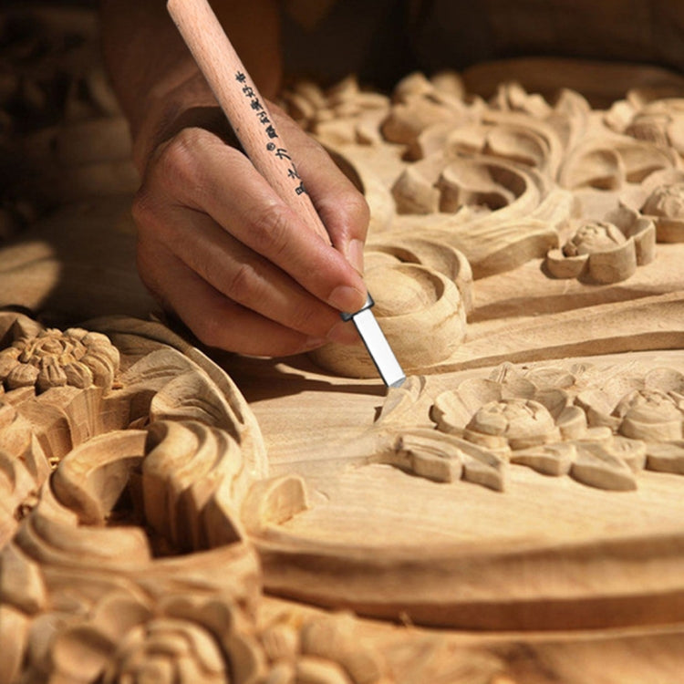 WLXY 12 PCS / Set Wood Carving Chisels Knife Basic Woodcut Working Handmade Rubber Stamps Hand Tools, WL-9330