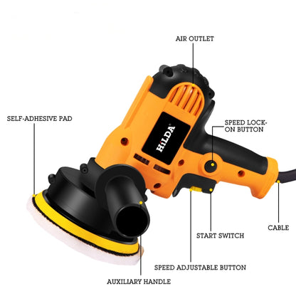 Hilda Car Polisher Automatic Adjustable Polishing Machine Disc Sander, Car Polisher