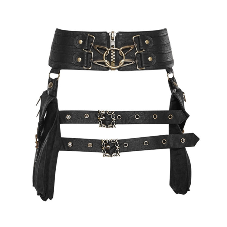 FBG003BK Ladies PU Leather Waist Bag, Size: 23 x 19.5cm, Strap Length: 130cm, 23 x 19.5cm