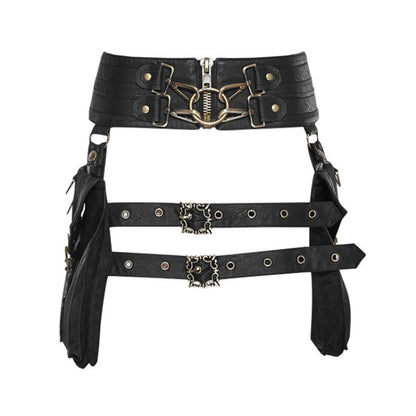 FBG003BK Ladies PU Leather Waist Bag, Size: 23 x 19.5cm, Strap Length: 130cm, 23 x 19.5cm