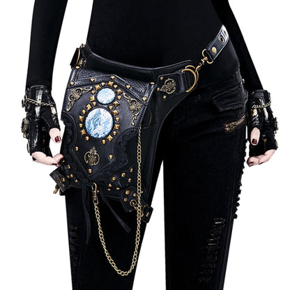 FHG082BK Ladies Multifunctional One-shoulder Crossbody Bag Waist Bag, 27 x 16cm