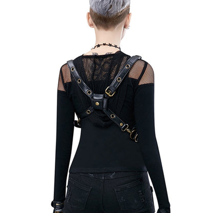 FHG082BK Ladies Multifunctional One-shoulder Crossbody Bag Waist Bag, 27 x 16cm