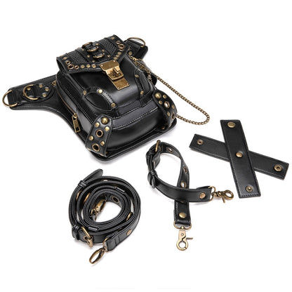 HG043 Retro One-shoulder Bag Cross-body Bag Waist Bag for Ladies, Size: 34 x 30cm, 34 x 30cm