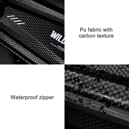 WILD MAN E4 Waterproof Front Bag MTB Mobile Phone Sets Bicycle Tube Bag Riding Accessories