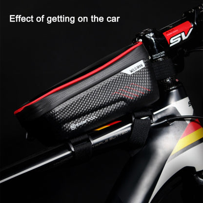 WILD MAN E2 Waterproof Front Bag MTB Mobile Phone Sets Bicycle Tube Bag Riding Accessories