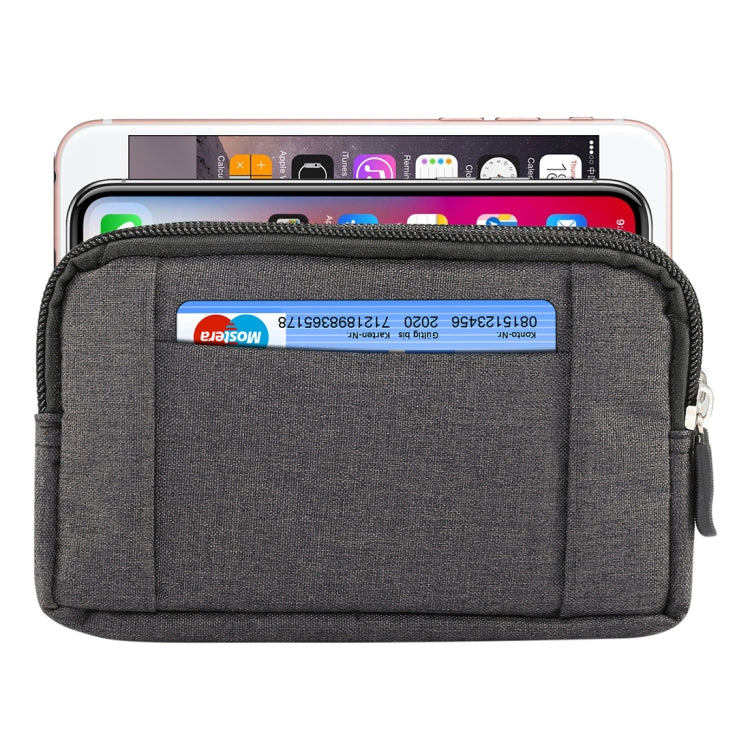 Sports Denim Universal Phone Bag Waist Bag for 5.2 inch or below Smartphones, Size: S, S