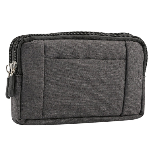Sports Denim Universal Phone Bag Waist Bag for 5.5~6.3 inch Smartphones, Size: L, L