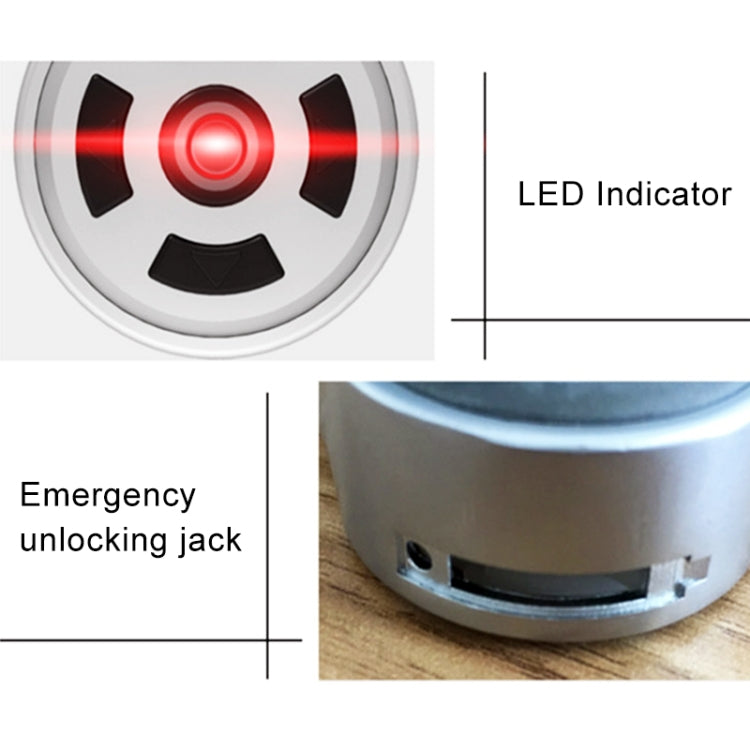 Intelligent Bluetooth Key Password Padlock Remote Unlocking for iOS / Android, DM-1