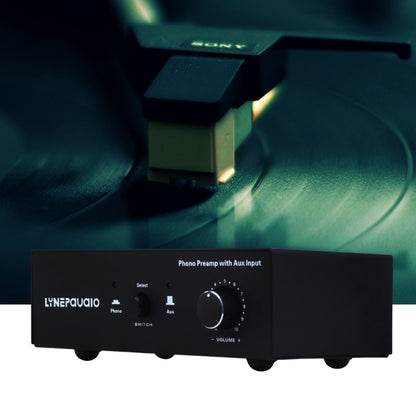 B855 LINEPAUDIO مضخم إشارة الهاتف المسبق مع مدخل مساعد وتحكم في مستوى الصوت