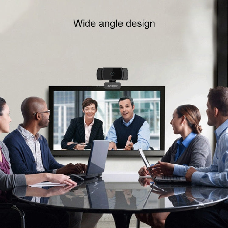 كاميرا ويب Aoni A20 FHD 1080P IPTV للمؤتمرات عن بعد والبث المباشر للتعليم مع ميكروفون، A20