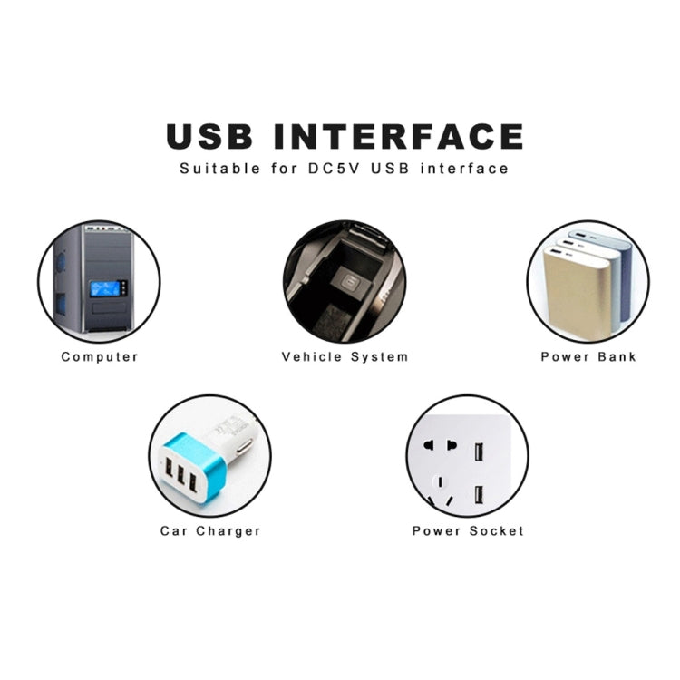 8LEDs 5V 200LM USB LED Book Light Portable Night Light, with Micro Adapter, with Micro Adapter
