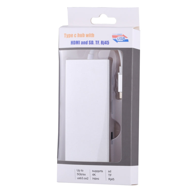 لأجهزة ماك بوك / ماك بوك برو الجديد / هواوي ميت بوك، منفذ HDMI وRJ45 و2 منفذ USB 3.0 وبطاقة SD وبطاقة Micro SD