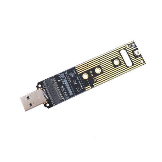 بطاقة محول توصيل MSA7780 M.2 NVME PCI-E SSD إلى USB 3.1 Type-A، NGFF إلى USB Type-A