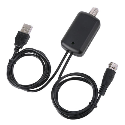 USB Connector Signal Booster Amplifier + IEC Converter Head, USB 50 Miles 25dBi
