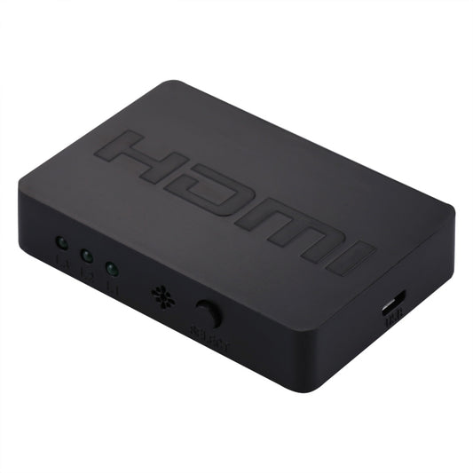 1080P 3 × 1 منافذ (3 منافذ إدخال × 1 منفذ إخراج) مفتاح HDMI مع جهاز تحكم عن بعد، 3 مداخل إلى 1 مخرج