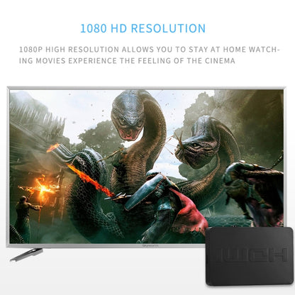 1080P 3 x 1 Ports (3 Ports Input x 1 Port Output) HDMI Switch with Remote Control, 3 Inputs to 1 output