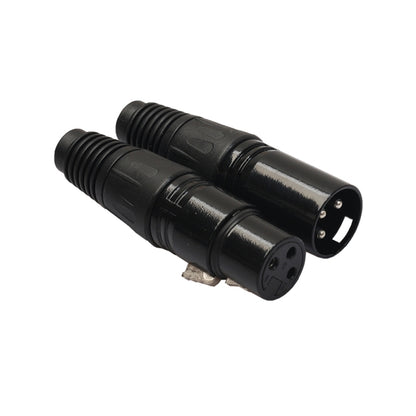 10 Pairs 3 Pin XLR Plug Male + Female Jack Mic Jack Plug Socket Connector, 10 Pairs