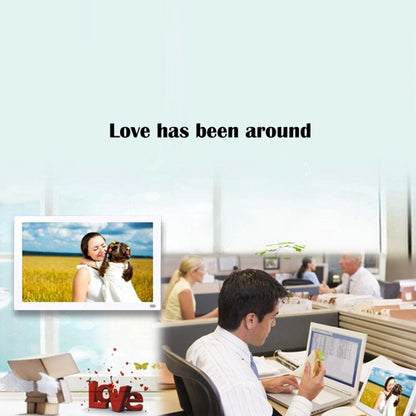 إطار صور رقمي بشاشة عرض LED عالية الدقة مقاس 15.6 بوصة مع حامل وجهاز تحكم عن بعد، برنامج MSTAR V53، يدعم مدخل USB / بطاقة SD