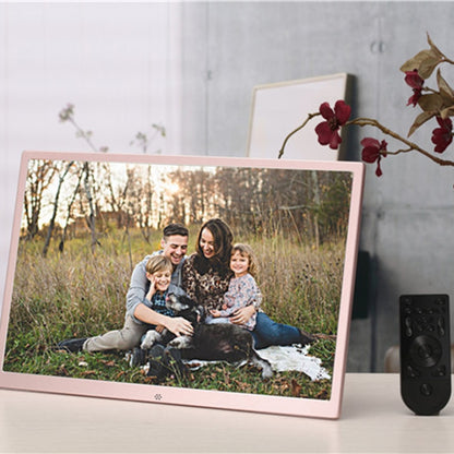 HSD1707 17 inch LED 1440X900 High Resolution Display Digital Photo Frame with Holder and Remote Control, Support SD / MMC / MS Card / USB Port, US Plug(Silver), HSD1707 17 inch