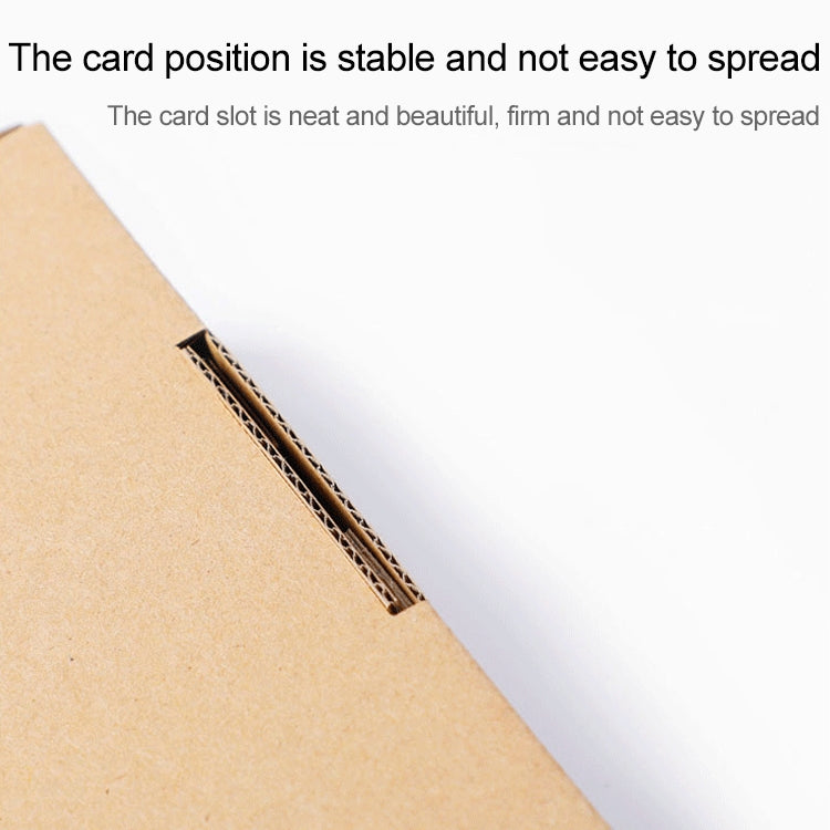 100 PCS Kraft Paper Shipping Box Packaging Box, Size: Q4, 20x10x4cm, 20x10x4cm