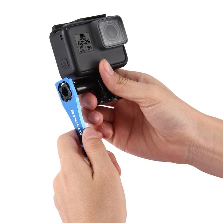 أداة مفتاح ربط غطاء المسمار من سبائك الألومنيوم CNC من PULUZ لكاميرات GoPro Hero11 Black / HERO10 Black / HERO9 Black / HERO8 Black / HERO7 /6 /5 /5 Session /4 Session /4 /3+ /3 /2 /1، Xiaoyi وغيرها من كاميرات الحركة، مفتاح ربط (مادة الألومنيوم) أزرق ...