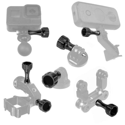 مجموعة براغي صامولة ومقبض إبهام من الألومنيوم CNC من PULUZ لكاميرات GoPro Hero12 Black / Hero11 /10 /9 /8 /7 /6 /5، وInsta360 Ace / Ace Pro، وDJI Osmo Action 4 وغيرها من كاميرات الحركة، 2 براغي سوداء (ألومنيوم)، 2 براغي ذهبية (ألومنيوم) ...