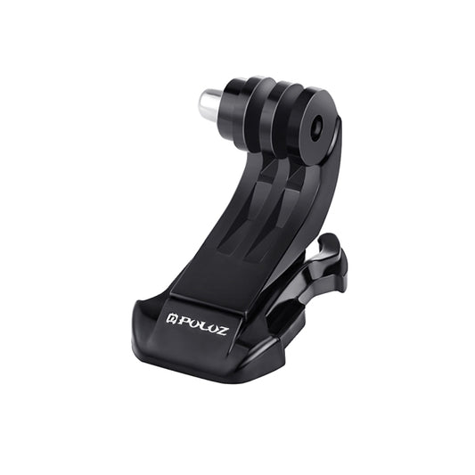 حامل مشبك J-Hook عمودي أسود من PULUZ لكاميرات PULUZ الرياضية المتحركة، حامل مشبك Jaws Flex لكاميرات GoPro وInsta360 وDJI وكاميرات الحركة الأخرى، حامل J-Hook