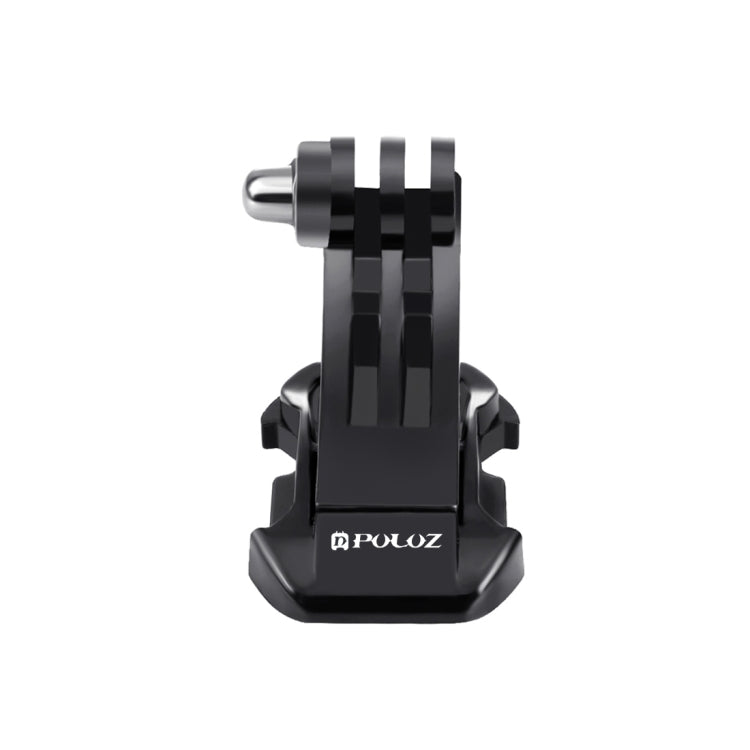 حامل مشبك J-Hook عمودي أسود من PULUZ لكاميرات PULUZ الرياضية المتحركة، حامل مشبك Jaws Flex لكاميرات GoPro وInsta360 وDJI وكاميرات الحركة الأخرى، حامل J-Hook