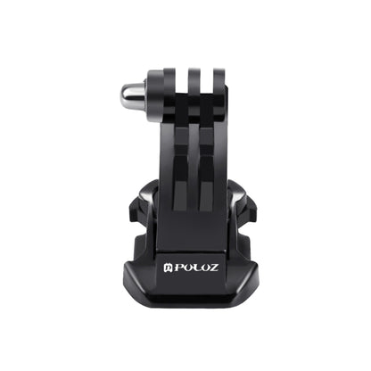 حامل مشبك J-Hook عمودي أسود من PULUZ لكاميرات PULUZ الرياضية المتحركة، حامل مشبك Jaws Flex لكاميرات GoPro وInsta360 وDJI وكاميرات الحركة الأخرى، حامل J-Hook