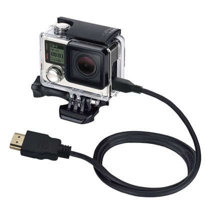 كابل فيديو PULUZ HDMI إلى Micro HDMI ذو 19 دبوسًا لكاميرات GoPro Hero11 Black / HERO10 Black / HERO9 Black / 8 Black / 7 / 6 / 5 / 4 / 3+ / 3، Sony و LG و Panasonic و Canon و Nikon والهواتف الذكية والكاميرات، الطول: 1.5 متر، كابل HDMI لكاميرات GoPro