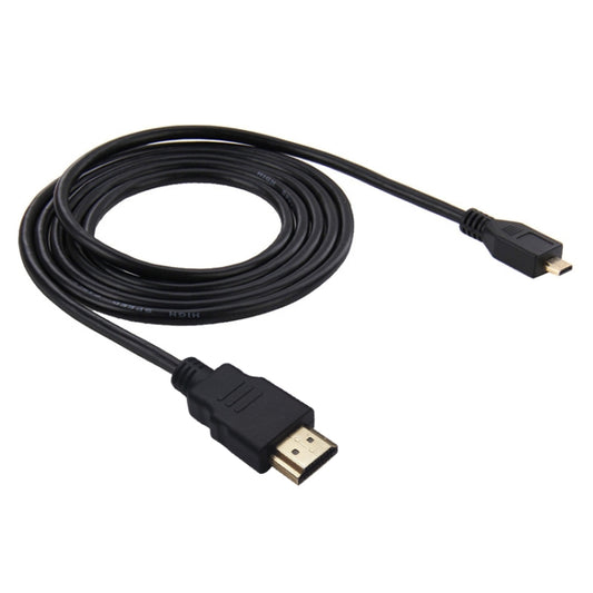 كابل فيديو PULUZ HDMI إلى Micro HDMI ذو 19 دبوسًا لكاميرات GoPro Hero11 Black / HERO10 Black / HERO9 Black / 8 Black / 7 / 6 / 5 / 4 / 3+ / 3، Sony و LG و Panasonic و Canon و Nikon والهواتف الذكية والكاميرات، الطول: 1.5 متر، كابل HDMI لكاميرات GoPro