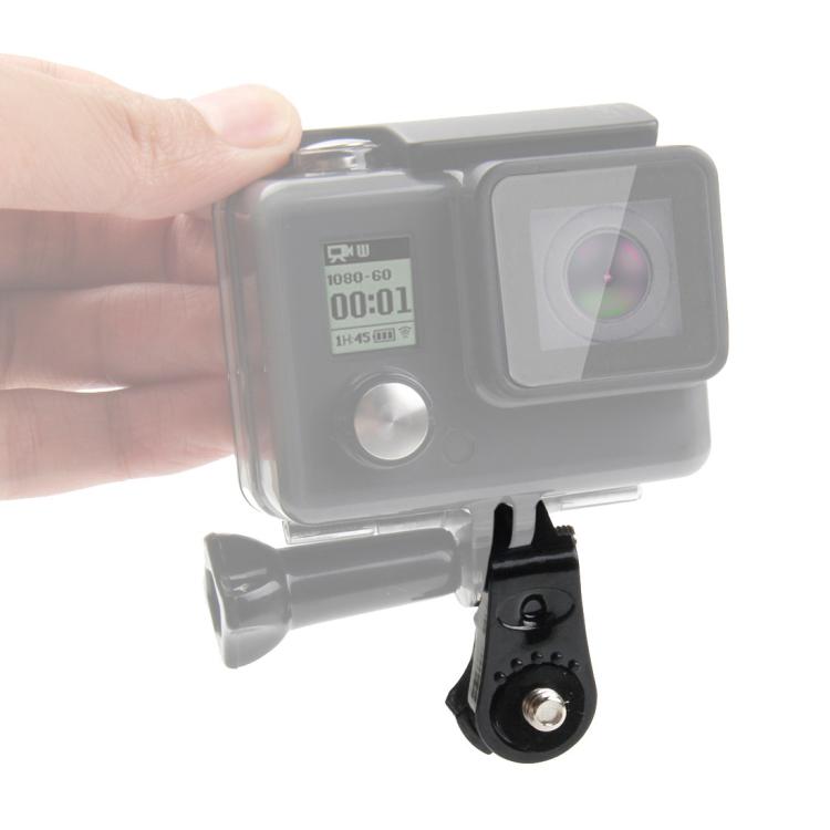 محول توصيل حامل ثلاثي القوائم لولبي من بولوز لكاميرات GoPro وInsta360 وDJI وغيرها من كاميرات الحركة، حامل ثلاثي القوائم لولبي