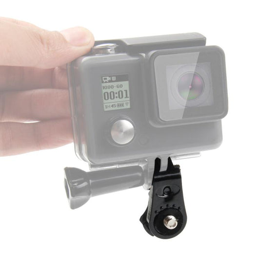 محول توصيل حامل ثلاثي القوائم لولبي من بولوز لكاميرات GoPro وInsta360 وDJI وغيرها من كاميرات الحركة، حامل ثلاثي القوائم لولبي