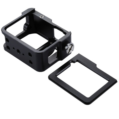 غلاف حماية من سبائك الألومنيوم CNC من PULUZ مع إطار تأمين وعدسة UV مقاس 52 مم لكاميرا GoPro HERO (2018) /7 أسود /6 /5، إطار سحب لكاميرا HERO6 /5، إطار سحب لكاميرا HERO6 /5، إطار سحب لكاميرا HERO5