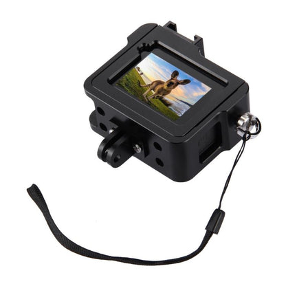 غلاف حماية من سبائك الألومنيوم CNC من PULUZ مع إطار تأمين وعدسة UV مقاس 52 مم لكاميرا GoPro HERO (2018) /7 أسود /6 /5، إطار سحب لكاميرا HERO6 /5، إطار سحب لكاميرا HERO6 /5، إطار سحب لكاميرا HERO5