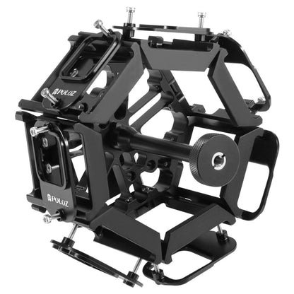 بولوز 8 في 1 إطار بانوراما كامل الرؤية مصنوع من سبائك الألومنيوم CNC مع برغي لكاميرات GoPro HERO7 /6 /5، 8 في 1 لكاميرات HERO5 باللون الأسود