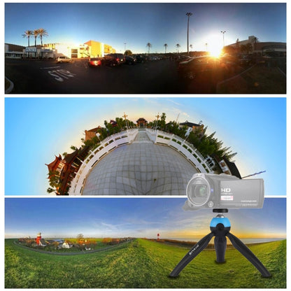 PULUZ Pocket Mini Tripod Mount with 360 Degree Ball Head & Phone Clamp for Smartphones