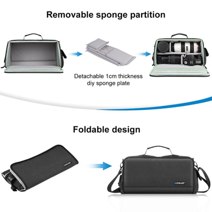 PULUZ Portable Camera Crossbody Shoulder Bag Digital Storage Lens Bag