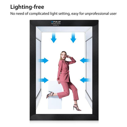 PULUZ 2m 240W 5500K Photo Light Studio Box Kit for Clothes / Adult Model Portrait