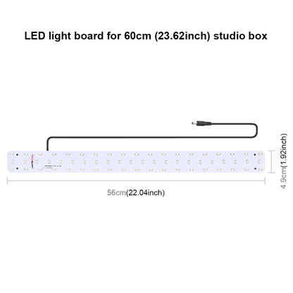 PULUZ 30W 1690LM 60 LEDs SMD 5730 5500K Aluminum Base Light Panel for 60cm Studio Tent