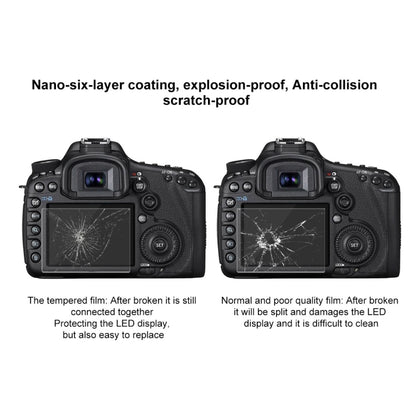 PULUZ 2.5D 9H Tempered Glass Film for Canon 5D Mark III, Compatible with Olympus SH50, Pentax K3 / K3II / 645Z, Sony HX7 / HX9 / HX100 / WX9 / HX30 / HX200 / W670 / W630 / WX100