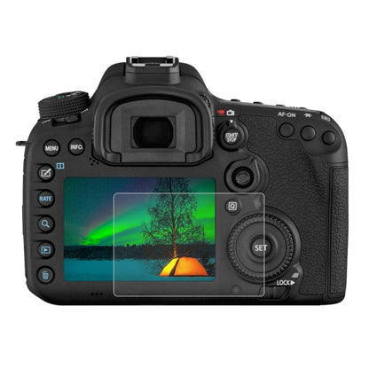 PULUZ 2.5D 9H Tempered Glass Film for Canon EOS 7D Mark II / 7D / N2 / PSN / Nikon V1 / P520 / S9400 / S680 / COOLPIX S6500 / S5200 / Samsung WB35F / OLYMPUS VG170 / 1DIV / Fuji S205 / Casio ZR70 / FC500S