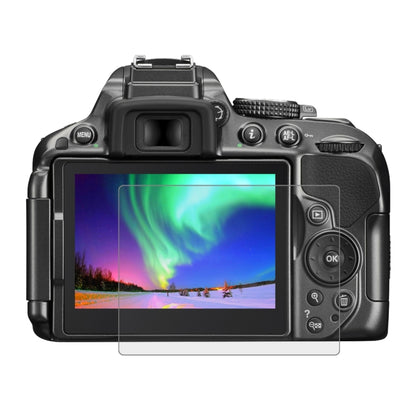 PULUZ 2.5D 9H Tempered Glass Film for Nikon D5300, Compatible with Nikon D5300 / D5500 / D5600, Pentax K-1 / K-1 Mark II