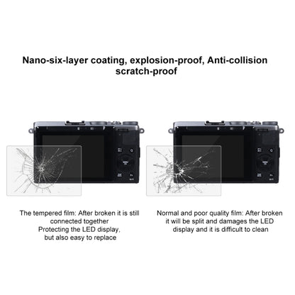 PULUZ 2.5D 9H Tempered Glass Film for Fujifilm X-70, Compatible with Fujifilm X-70, Leica M10