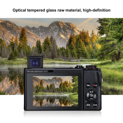 غشاء زجاجي مقوى PULUZ 2.5D 9H لكاميرا Canon PowerShot G5 X Mark II، لكاميرا Canon G5 X Mark II